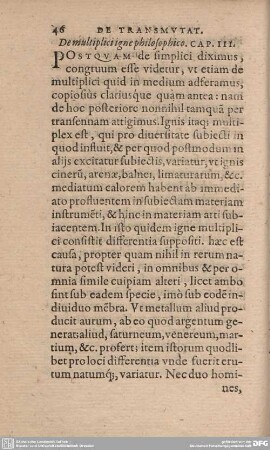 De multiplici igne philosophico. Cap. III.
