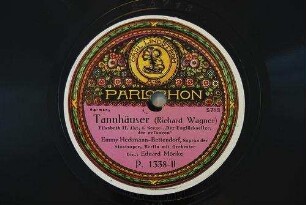 Tannhäuser : Elisabeth II. Akt, 4. Szene "Der Unglückselige, der gefangen" / (Richard Wagner)