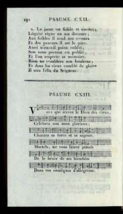 Psaume CXIII.