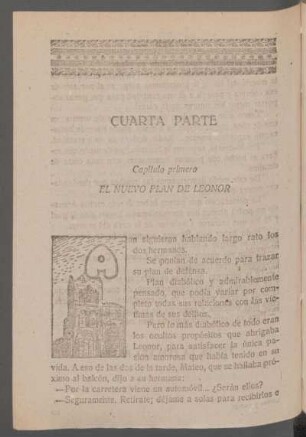 Capítulo primero - El nuevo plan de Leonor