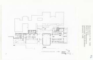 Oberschule (Diplomarbeit bei Bernhard Hermkes): Grundriss 1. Obergeschoss 1:200
