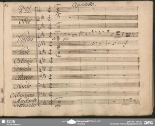 Quintetto: "Che tremore nelle vene"