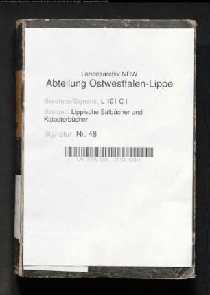 Aestimationsbuch der Bauerschaft Haustenbeck von 1833