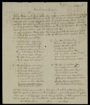 Nr. 22: Brief von Karl Otfried Müller an seine Schwester Gottliebe, Ohne Ort, 30.1.1820