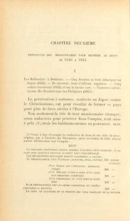 Chapitre deuxième. Tentatives des missionnaires pour rentrer au Japon de 1640 a 1844