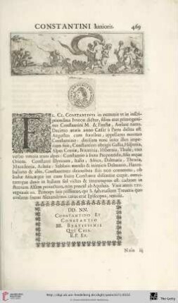 Numismata Constantini Iunioris