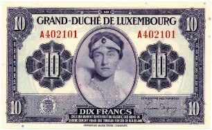 Geldschein, 10 Francs (FRF), 1944?