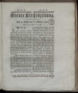 Das 42. Stück vom 16. Oktober 1789.