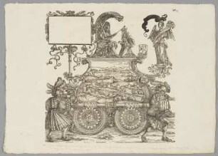 Einer der Flandrischen Kriege, Blatt 90 aus: Marx Treitzsaurwein, "Kaiser Maximilian I Triumph – le triomphe de l’Empereur Maximilien I en une suite de Cent trent cinq planches gravées en bois d’après les dessins de Hans Burgmair", Wien 1796