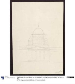 Berlin. Dom am Lustgarten. Entwurf zum Umbau