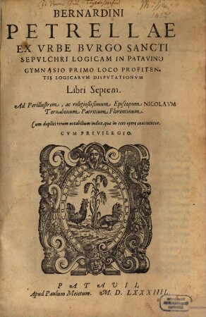 Logicarum disputationum libri septem