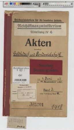 Geldbedarf und Fondwirtschaft: Bd. 3