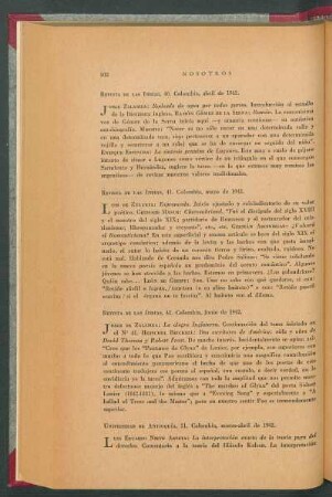 Revista de las Indias, 42. Colombia, junio de 1942