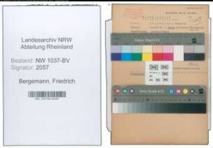 Entnazifizierung Friedrich Bergemann , geb. 23.09.1893 (Amtsgerichtsrat)