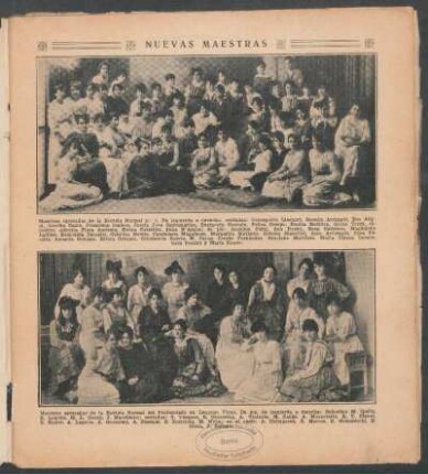 Nuevas maestras - [Fotografías]