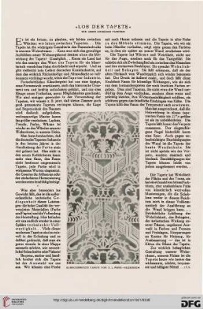 32: "Lob der Tapete" : wir Leben zwischen Tapeten!