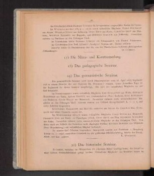 18) Das pädagogische Seminar.