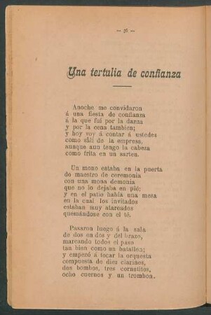 Una tertulia de confianza