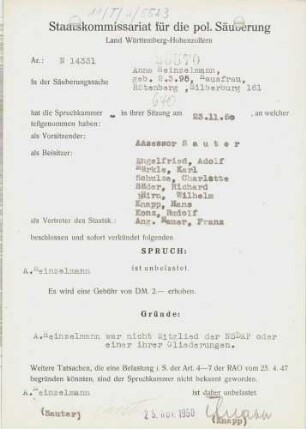Heinzelmann, Anna