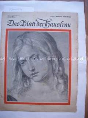 Frauenzeitschrift "Das Blatt der Hausfrau" u.a. über Haustiere