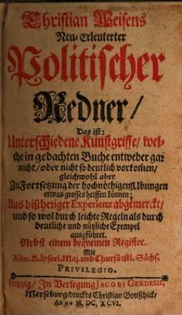 Politischer Redner