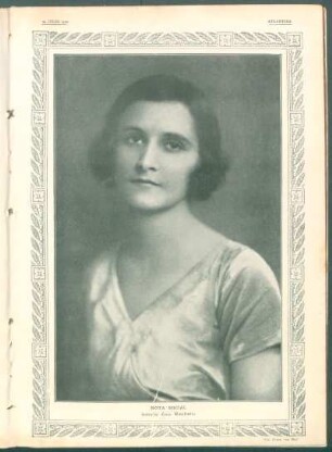 Nota social. - Señorita Cora Maschwitz
