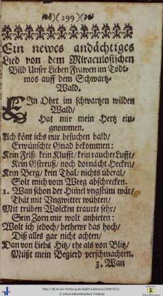 Ein newes andächtiges Lied…