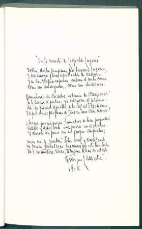 "En la muerte de Leopoldo Lugones"