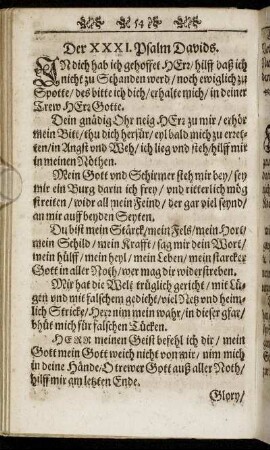 Der XXXI. Psalm Davids. - Der XL. Psalm
