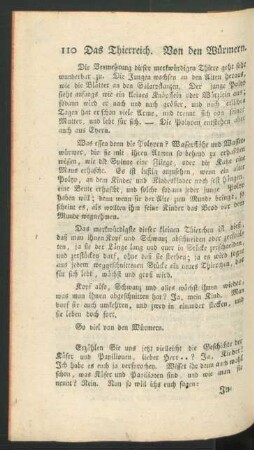 [Von den Insecten.]