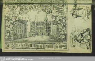 150Jähriges Jubelfest Der K. S. Porzellan-Manufactur zu Meissen, 16 Juni 1800