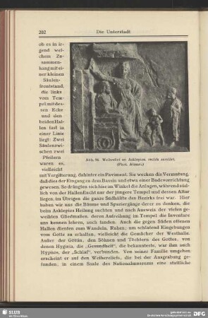 Weihrelief an Asklepios, rechts zerstört
