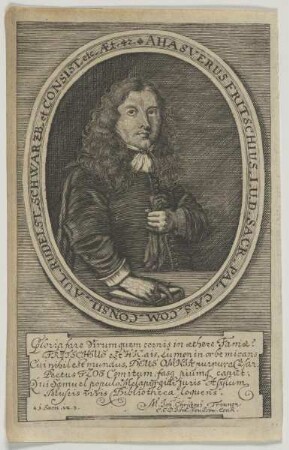 Bildnis des Ahasverus Fritschius