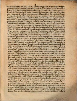 Erectio congregationis Mauri, Ord. S. Benedicti