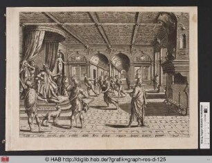 Der König Nebukadnezar empfängt Daniel.