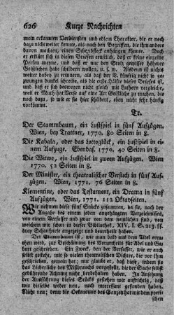 Der Stammbaum. (Ein) Lustspiel in fünf Aufzügen.