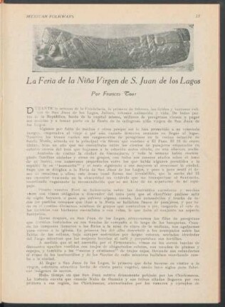 La Feria de la Niña Virgen de S. Juan de los Lagos