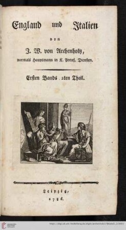 Ersten Bands 2ten Theil: England und Jtalien: [England]
