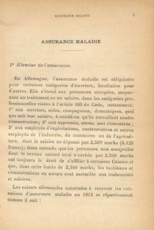 Assurance maladie