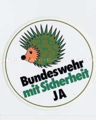 Werbe-Aufkleber für die Bundeswehr