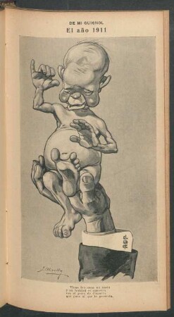 El año 1911 - [Caricatura] : De mi Guignol