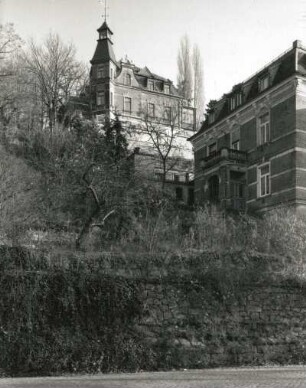 Dresden-Loschwitz, Pillnitzer Landstraße 73 b. Wohnhaus (bezeichnet 1909)
