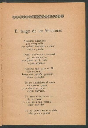 El tango de las afiladoras