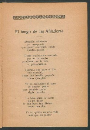El tango de las afiladoras