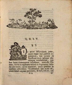 Diss. histor. theol. de inferno eiusque sede, Pars posterior