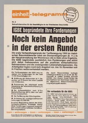 "Noch kein Angebot in der ersten Runde"