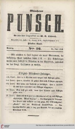 Nro. 26 (20. Juni 1852)