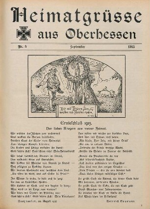 5.1915: Heimatgrüße aus Oberhessen