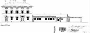Endersbach: Umbauarbeiten, Strassenansicht Empfangsgeb.