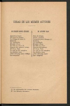 Obras de los mismos autores